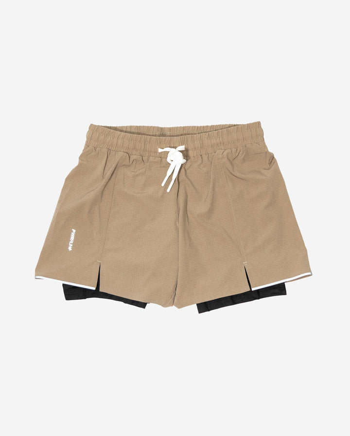 AeroCore Pro Compression Shorts - Beige