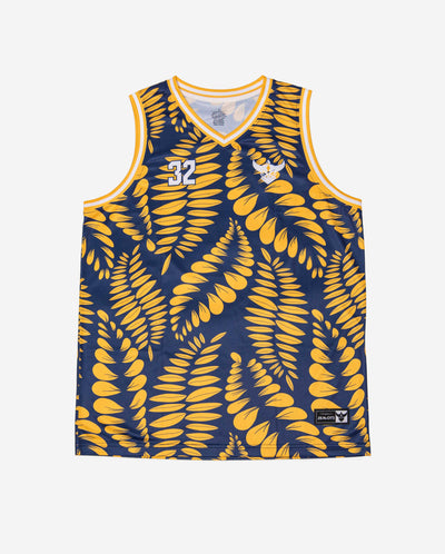ZEALOTS Sports Customizable Tropical Fern Basketball Winglet Jersey