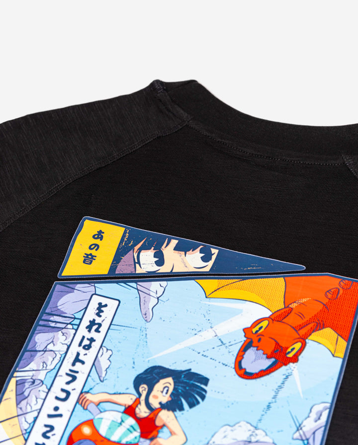 Anime Dragon Graphic 100% Cotton Tee