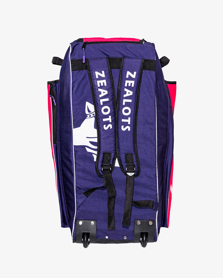 ZEALOTS VYRA Cricket Kit Bag — Navy/Pink
