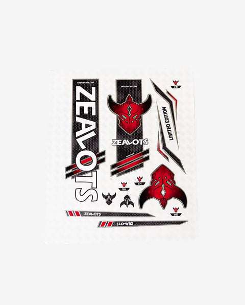 Cricket Bat Stickers - ZEALOTS Limited Edition Bat Sticker