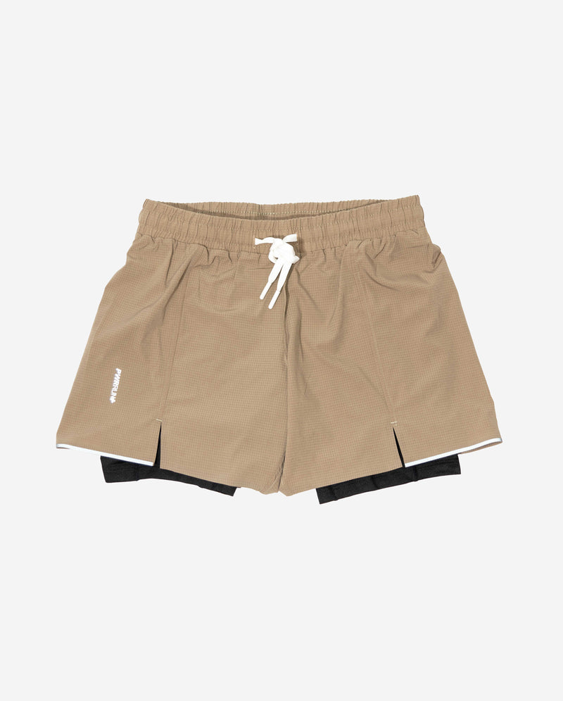 AeroCore Pro Compression Shorts - Beige