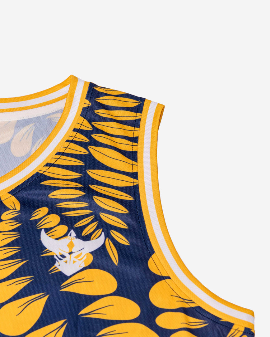 ZEALOTS Sports Customizable Tropical Fern Basketball Winglet Jersey