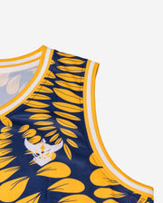 ZEALOTS Sports Customizable Tropical Fern Basketball Winglet Jersey