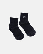 Load image into Gallery viewer, Crew Socks with Custom Simley Embroidery (3 Pairs)
