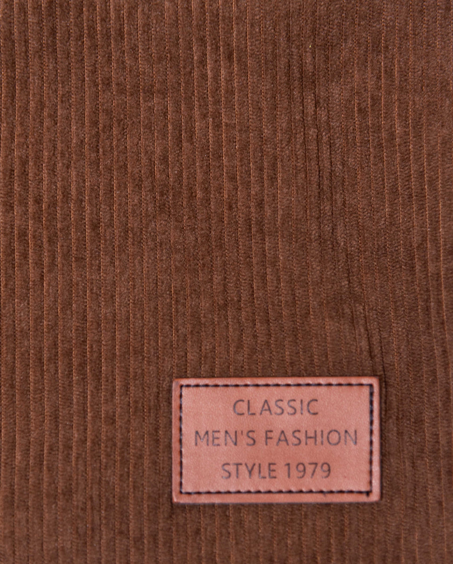 Sage Cord Comfort Shorts - Burgundy