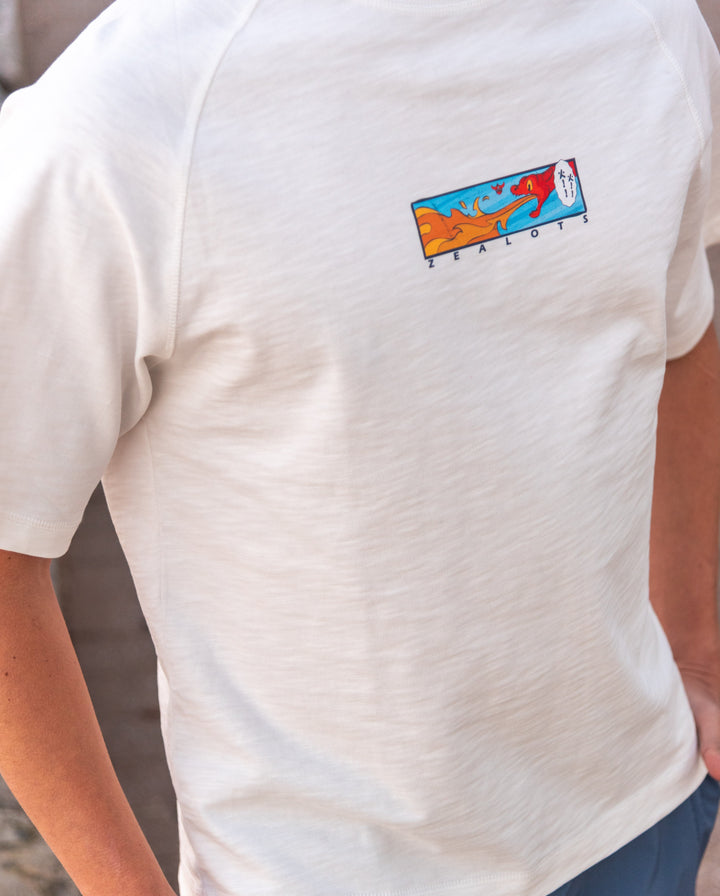 Anime Dragon Graphic 100% Cotton Tee ZEALOTS LABEL — alternate view