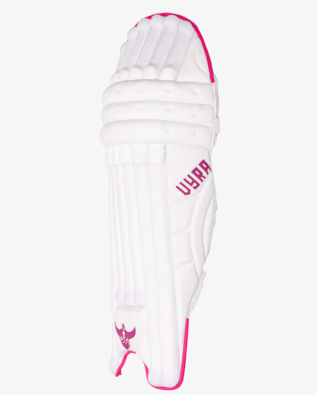 ZEALOTS VYRA Cricket Batting Pads — White/Pink ZEALOTS