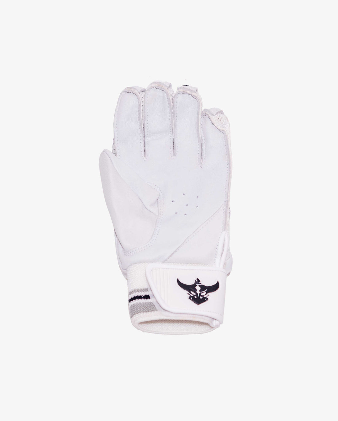 Zealots Quadra Batting Gloves – Premium White Leather Cricket Gloves