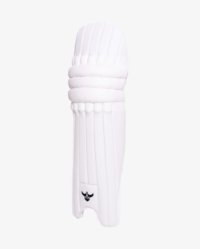 Zealots Quadra Youth Batting Pads (ZAS) – Lightweight White Junior Cricket Leg Guards