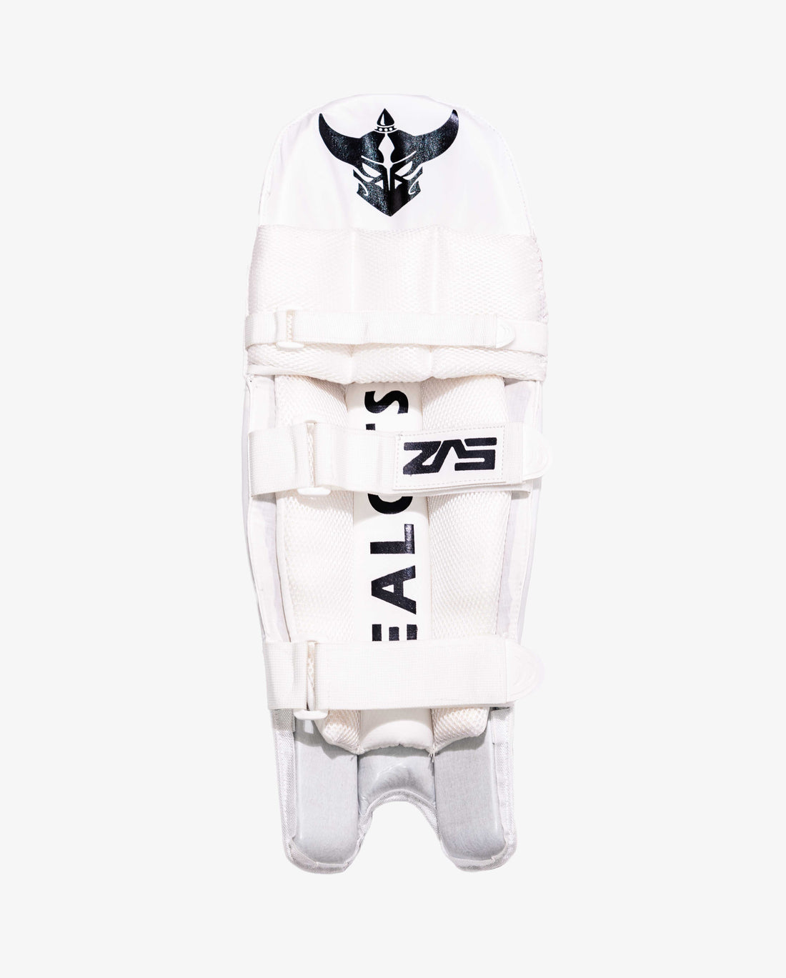 Zealots Quadra Youth Batting Pads (ZAS) – Lightweight White Junior Cricket Leg Guards
