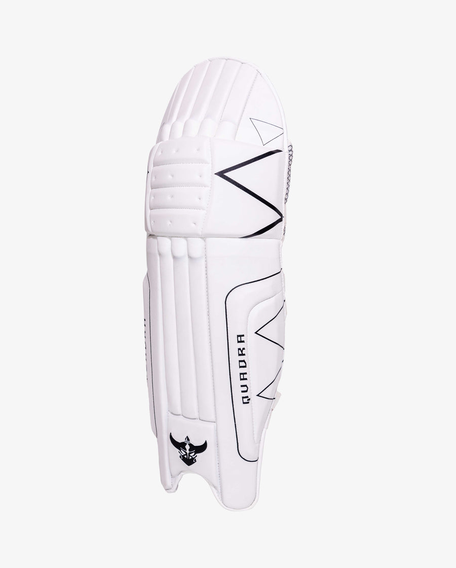 Zealots Quadra Batting Pads – Premium White Lightweight Cricket Leg Guards
