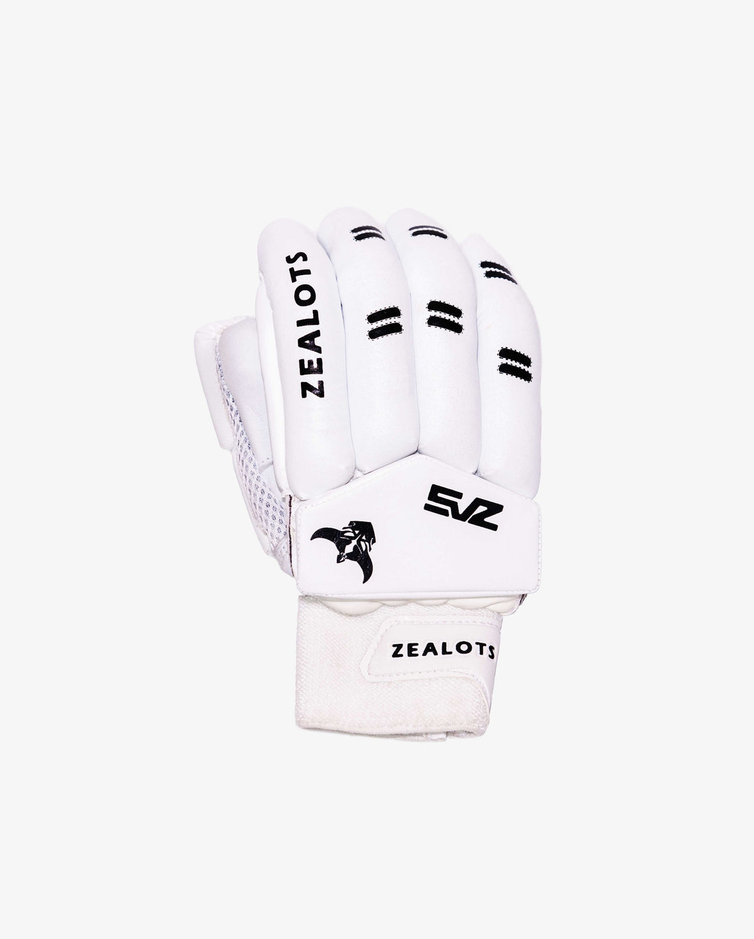 Zealots Quadra Youth Batting Gloves (ZAS) – Premium Leather Junior Cricket Gloves (RH & LH)