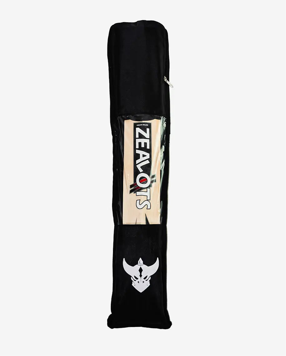 Cricket Bat Cover Bag For Full Size Bat - ZEALOTS Black ZEALOTS