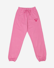 ZEALOTS Shock-Pink Sweatpants - Satin Stitch Embroidery Branding