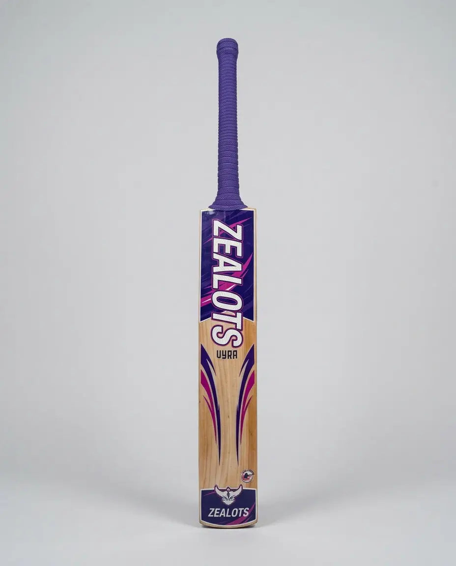 ZEALOTS VYRA English Willow Cricket Bat | Player Grade | Hand-Crafted Pro Profile ZEALOTS SPORTS