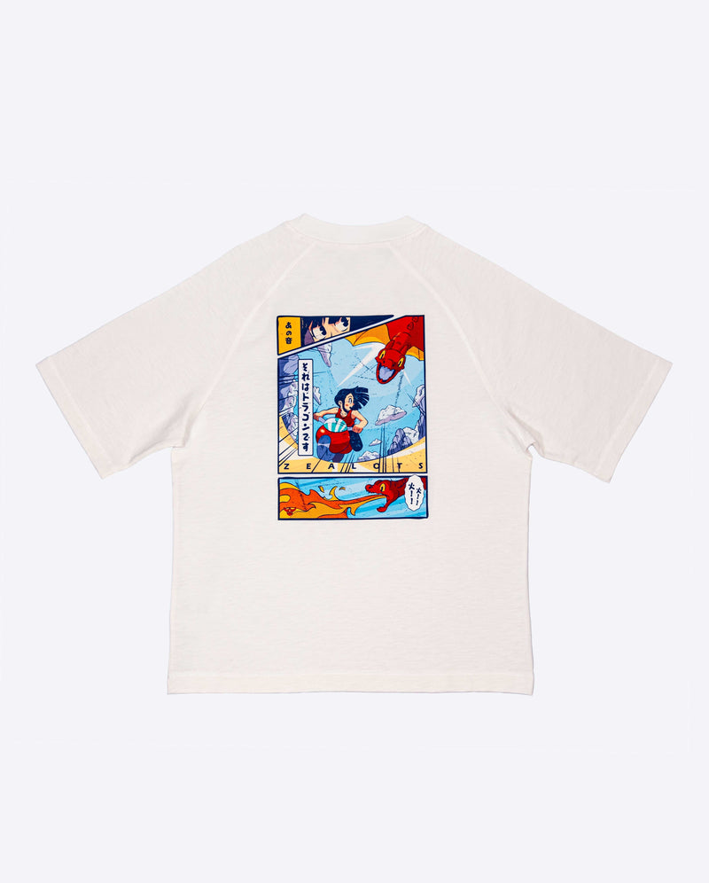 Anime Dragon Graphic 100% Cotton Tee
