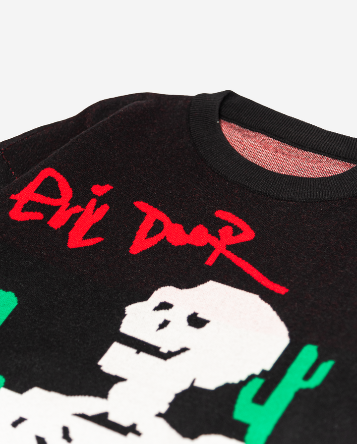 E Door Desert Skeleton Knit Sweater