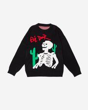 E Door Desert Skeleton Knit Sweater