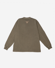 Zealots Luxe Flocked Khaki Crewneck