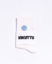Crew Socks with Custom Simley Embroidery (3 Pairs)